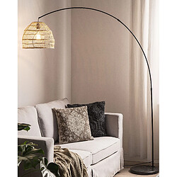 Beliani Lampadaire GUAVIARE Rotin Beige sable