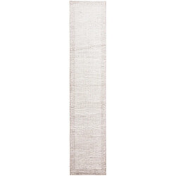 Vidal Tapis de couloir en laine 391x81 gris Darya