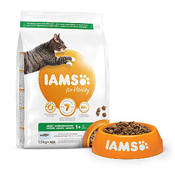 Avis Iams Chat IAMS Vitality Croquettes - Poissons de l'océan - Pour chats adultes - Sac refermable 1,5 kg