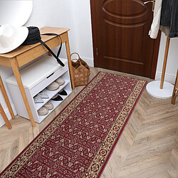 Avis RUGSX TAPIS DE COULOIR ANTIDÉRAPANT BIDJAR bordeaux 100cm 100x450 cm