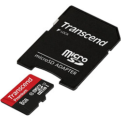 Avis Transcend Carte Mémoire microSDXC 8 Go Classe 10 UHS-I 400x