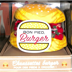 Chaussettes burger : pour des pieds à croquer ! : bon pied, burger