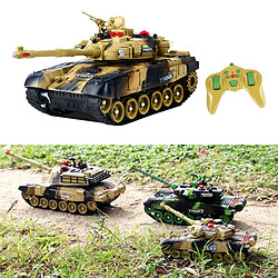 2.4Ghz 17 Pouces RC Tank Car Remote 80m Tank Toy Boy's Gifts Enfants Adultes Marron