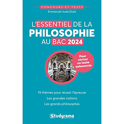 L'essentiel de la philosophie au bac 2024 : 19 thèmes pour réussir l'épreuve, les grandes notions, les grands philosophes - Occasion