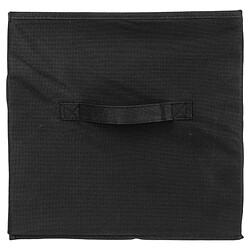 Boîte de Rangement Pliable Basic 31x31cm Noir