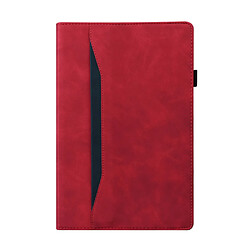 Etui en PU poche avant avec support rouge pour votre Apple iPad mini (2021)