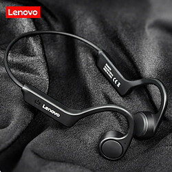 Avis Écouteurs Bluetooth D'Origine Lenovo X4 À Conduction Osseuse Sport En Cours D'Exécution Étanche Sans Fil Bluetooth Casque Noir