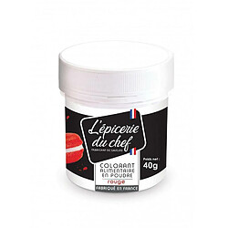 Scrapcooking Colorant alimentaire en poudre rouge 40 g