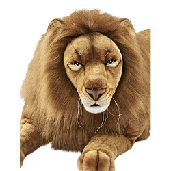 Hansa Peluche Geante Lion Couche 100cmL