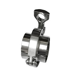 51mm SS304 2 Ferrure de soudure sanitaire + 1 Tri Clamp + 1 joint d'étanchéité en PTFE NOUVEAU pas cher