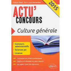 Culture générale 2015 - Occasion