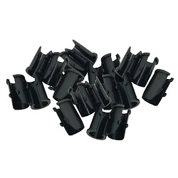 20pcs U Type Vélo Cadre Frein Boucle Cales Tubes Guide de Câble Manchons Clip