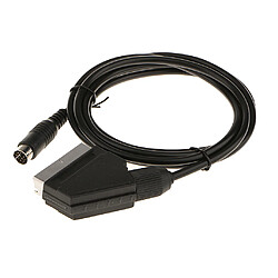 Avis 1,8 M / 6ft RGB Péritel Câble AV Cord Stereo Sound TV Pour Sega Saturn SS Consoles De Jeux - Noir