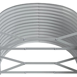 Acheter vidaXL Lit surélevé de jardin Acier enduit de poudre 249x100x68cm gris