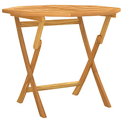 Acheter vidaXL Table pliable de jardin 85x85x76 cm Bois de teck solide