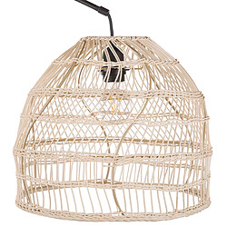 Beliani Lampadaire GUAVIARE Rotin Beige sable pas cher