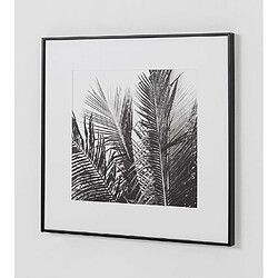 Acheter Pegane Ensemble de 2 tableaux imprimés de 2 paysage noir et blanc avec un cadre en bois noir-Longueur 100 x Profondeur 4 x Hauteur 50 cm