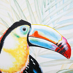 Cadre Alexandra House Living Toucan Toile Bois d'épicéa 120 x 3 x 90 cm