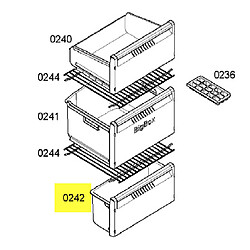 Bosch TIROIR PRODUITS CONGELES INFERIEUR