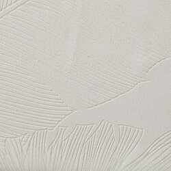 Atmosphera, Createur D'Interieur 2 Voilages Dev effet feuille - Longueur 120 cm x Largeur 60 cm - Blanc