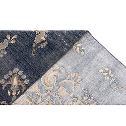 Vidal Tapis de laine 200x131 gris Vintage Royal pas cher