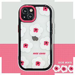 GUPBOO Étui pour iPhone11ProMax étui pour téléphone portable littéraire de petites fleurs fraîches plein écran pour femmes