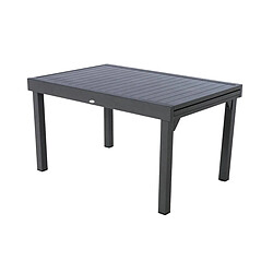 Table extensible rectangulaire alu Piazza 6/10 places Graphite - Hespéride