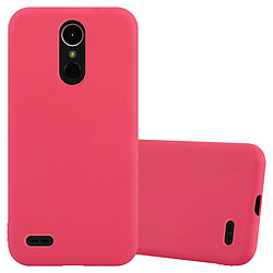 Cadorabo Coque LG K10 2017 Etui en Rouge