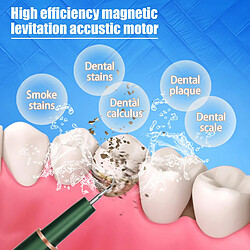 Acheter INF Nettoyeur de dents à ultrasons et 4 têtes de nettoyage Green
