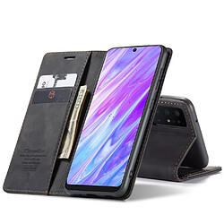 Avis Caseme Etui en PU entreprise auto-absorbée avec support noir pour votre Samsung Galaxy S20 Plus/S11