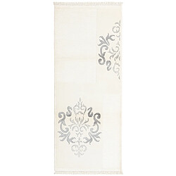 Vidal Tapis de couloir en laine 201x79 beige Darya