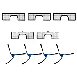 AD 5X Filtre + 4X Brosse Latérale Pour Samsung Navibot SR8751, SR8752,SR8759,VC RM72VR Aspirateur Pièces De Rechange