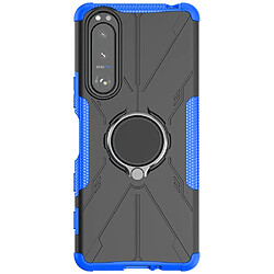 Coque en TPU avec béquille pour votre Sony Xperia 5 III 5G - bleu