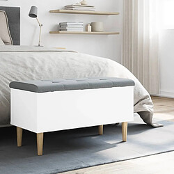 Avis Maison Chic Banc de rangement | Meuble de rangement d'Entrée | Coffres d'Intérieur blanc 82x42x46 cm bois d'ingénierie -MN81171