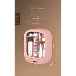 Universal Boîte de rangement de cosmétiques de montage mural grande capacité avec tiroir composant organisateur boxe gratuit récipient de rangement de salle de bains domestique | organisateur de maquillage pas cher