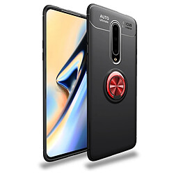 Wewoo Coque Souple Titulaire d'anneau en métal 360 degrés rotation TPU Case pour OnePlus 7 Pro Noir + Rouge