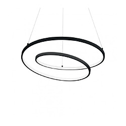 Ideal Lux Suspension LED intégré Oz 1 ampoule Métal,plastique Noir