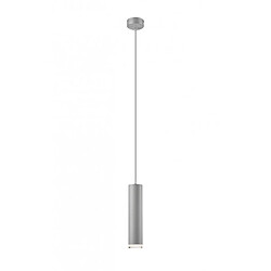 Lumière Suspension design Franco Aluminium,plastique,acier Argent 1 ampoule 100cm