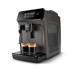 Machine Cafe Espresso Automatique PHILIPS EP1010/00 - Broyeur a grain - Mousseur a lait - Ecran tactile - Gris