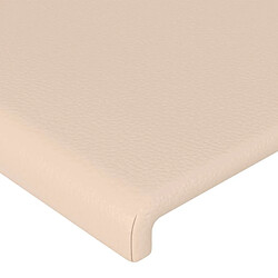 Acheter Maison Chic Lot de 2 Têtes de lit design pour chambre - Décoration de lit Cappuccino 80x5x78/88 cm Similicuir -MN49810