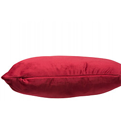 Dansmamaison Coussin Carre Velours Rouge