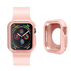 Coque en TPU flexible, rose pour votre Apple Watch SE/Series 6/5/4 40mm