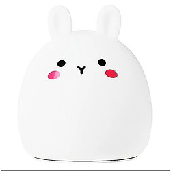 Universal Lampe de nuit éclairage d'ambiance silicone lapin lumière rechargeable chambre à coucher lampe de table allaitement maternel protection des yeux sommeil