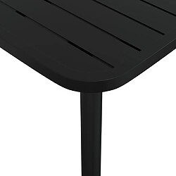 Acheter vidaXL Table de jardin anthracite 50x50x71 cm acier