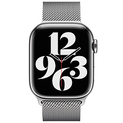 Bracelet à boucle Milanais pour Apple Watch Series 1 á 9 / SE (38/40/41 mm) | Series 10 (42 mm) - Silver