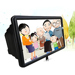 Wewoo 13 pouces universel 3D téléphone portable écran loupe vidéo télescopique titulaire de (noir)