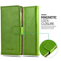 Avis Cadorabo Coque Sony Xperia Z1 Etui en Vert