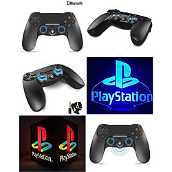 Spirit of Gamer Manette Bluetooth PS4 PLAYSTATION Manette BT Noire 3.5 JACK - BT Controller Black PGP pas cher