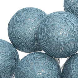 Atmosphera, Createur D'Interieur Guirlande LED 16 boules - Bleu canard