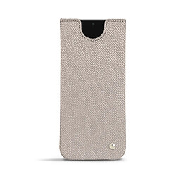 Pochette cuir Samsung Galaxy S21 - Pochette - Taupe innocent ( Pantone #d6d2c4 ) - NOREVE